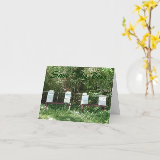 De Bijen van de honing Kaart (Gele Bloem)