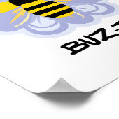 De bijen zijn de liefdadigheidsbeengrootbijen poster (Hoek)