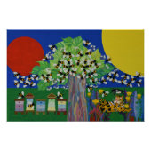 De bijenboom perfect poster (Voorkant)