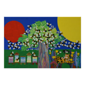 De bijenboom perfect poster