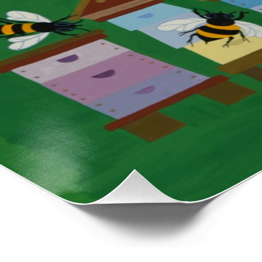 De bijenboom perfect poster (Hoek)