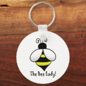 De bijendame sleutelhanger (Voorkant)