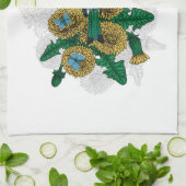 De bijeneter met de gouden hanger theedoek (Gevouwen)