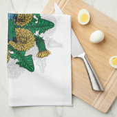 De bijeneter met de gouden hanger theedoek (Quarter Fold)