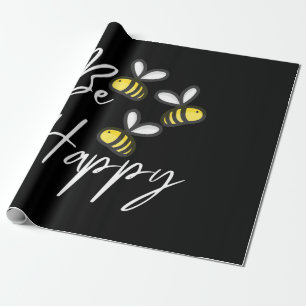 De bijenhouder is blij cadeaupapier