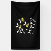 De bijenhouder is blij spandoek (Verticaal)