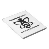 De bijenhouders weten hoe ze in het huidige stadiu notitieblok (Schuin)