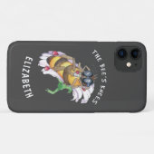 De bijenknieën aangepaste iPhone-Hoesje-Mate Case-Mate iPhone Case (Achterkant (horizontaal))