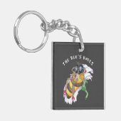 De bijenknieën sleutelhanger (Voorkant Links)