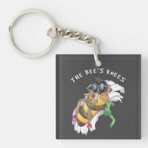 De bijenknieën sleutelhanger