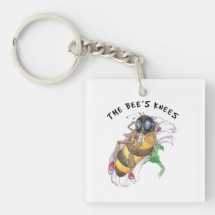 De bijenknieën sleutelhanger