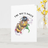 De bijenkniekaart kaart (Gele Bloem)