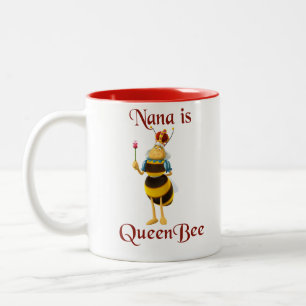 De Bijenkoningin van Nana Is Tweekleurige Koffiemok