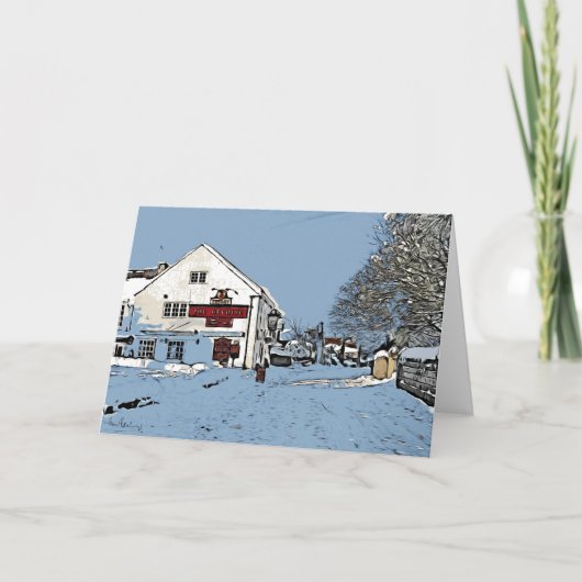 De bijenkorf pub, Harthill met Woodall. Kaart (Voorkant)