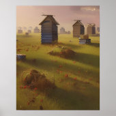 De bijenkorven schilderen poster (Voorkant)