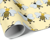 De bijenkunst redden cadeaupapier (Rol Hoek)