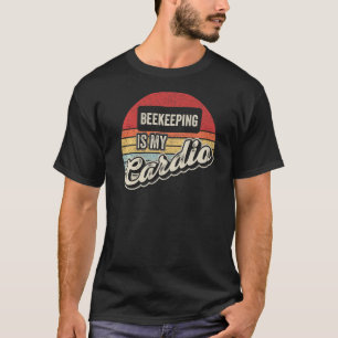 De bijenteelt is mijn cardio- retroimporteur t-shirt