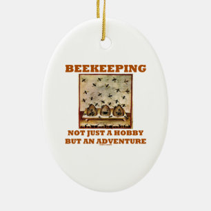De bijenteelt is niet alleen een hobby, maar ook e keramisch ornament
