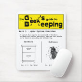 De bijenteelt van de griek (het Overzicht van het  Muismat (Met muis)