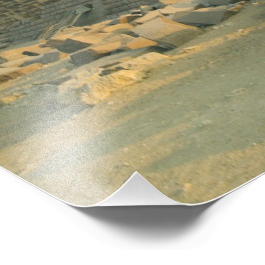 De bijna 5000 2 Pyramiden van Giza Foto Afdruk (Hoek)