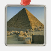 De bijna 5000 2 Pyramiden van Giza Metalen Ornament (Voorkant)