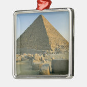 De bijna 5000 2 Pyramiden van Giza Metalen Ornament (Links)