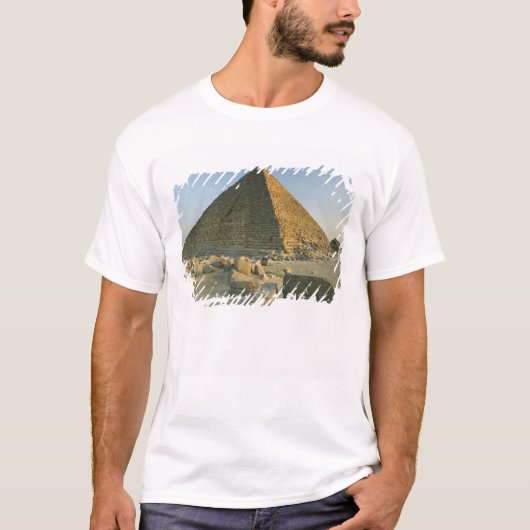 De bijna 5000 2 Pyramiden van Giza T-shirt (Voorkant)