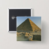 De bijna 5000 2 Pyramiden van Giza Vierkante Button 5,1 Cm (Voorkant /achterkant)