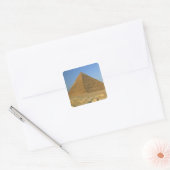 De bijna 5000 Pyramiden van Giza Vierkante Sticker (Envelop)