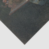 De bijna-doodervaring van een man en gotische gees tissuepapier (Detail)