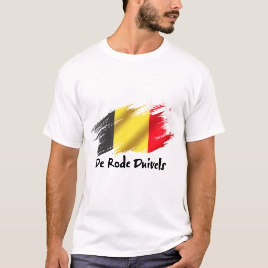 de bijnaam van het Belgische nationale team T-shirt (Voorkant)