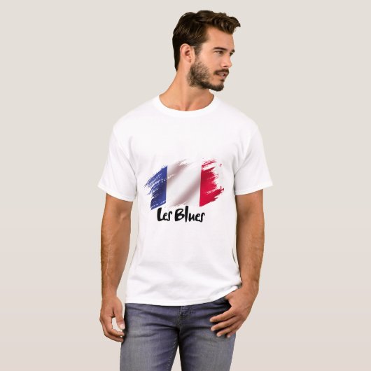 de bijnaam van het Franse nationale team T-shirt (Voorkant volledig)