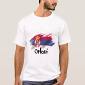 de bijnaam van het Servische nationale team T-shirt (Voorkant)