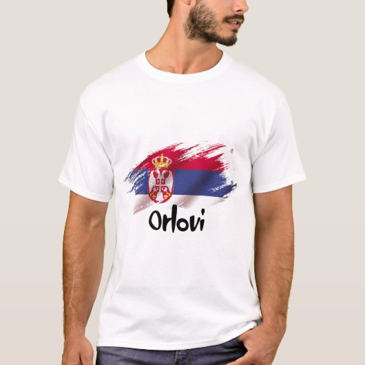 de bijnaam van het Servische nationale team T-shirt (Voorkant)
