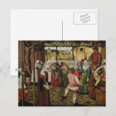 De bijtende dans briefkaart (Voorkant / Achterkant)