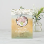 De bijtende Koord lichten sparen de Datum FOTO Kaa Kaart (Staand voorkant)