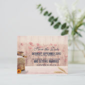 De bijtende Melk kan met Bloemen sparen de Datum Briefkaart (Staand voorkant)