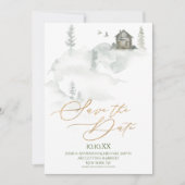 De bijtende Waterverf van het Bos van de Pijn spar Kaart (Voorkant)