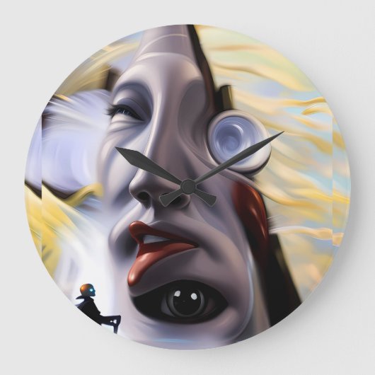 De bijwerkingen van Reality - Ken Gage Art Grote Klok (Voorkant)