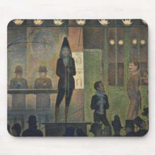 De Bijzaak van het circus door Georges Seurat 1887 Muismat