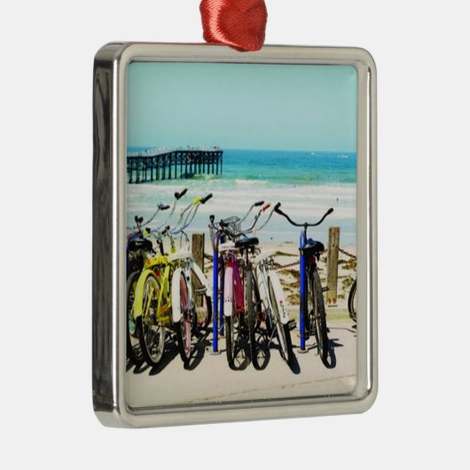 DE BIKES IN DE PIER CHRISTMAS ORNAMENT (Rechts)