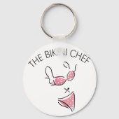 De Bikini Chef Logo Sleutelhanger (Voorkant)
