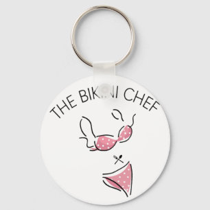 De Bikini Chef Logo Sleutelhanger