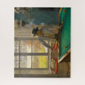 De Biljartspeler van Willem Bastiaan Tholen Legpuzzel (Verticaal)