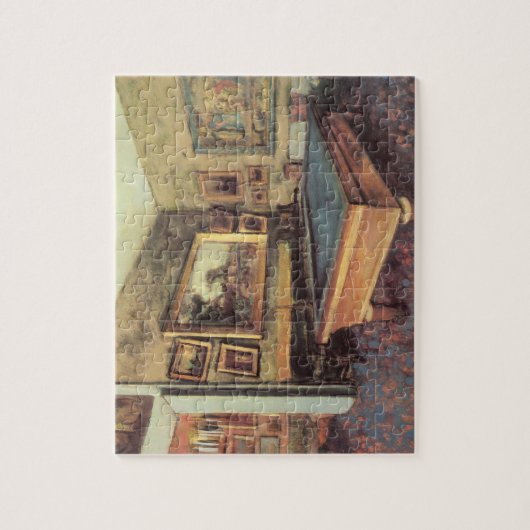 De Billiard Room in Menil Hubert van Edgar Degas Legpuzzel (Verticaal)