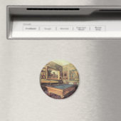 De Billiard Room in Menil Hubert van Edgar Degas Magneet (Insitu (Vaatwasser))