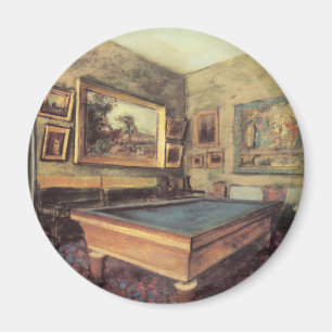 De Billiard Room in Menil Hubert van Edgar Degas Magneet