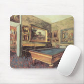 De Billiard Room in Menil Hubert van Edgar Degas Muismat (Met muis)