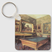 De Billiard Room in Menil Hubert van Edgar Degas Sleutelhanger (Voorkant)
