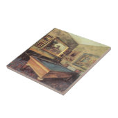 De Billiard Room in Menil Hubert van Edgar Degas Tegeltje (Zijkant)